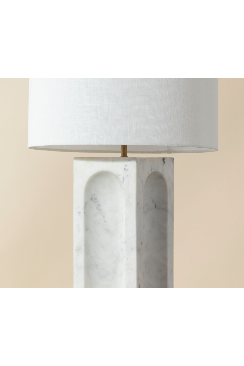 White Marble Arched Table Lamp by Splendido Rohe, alternate view 6