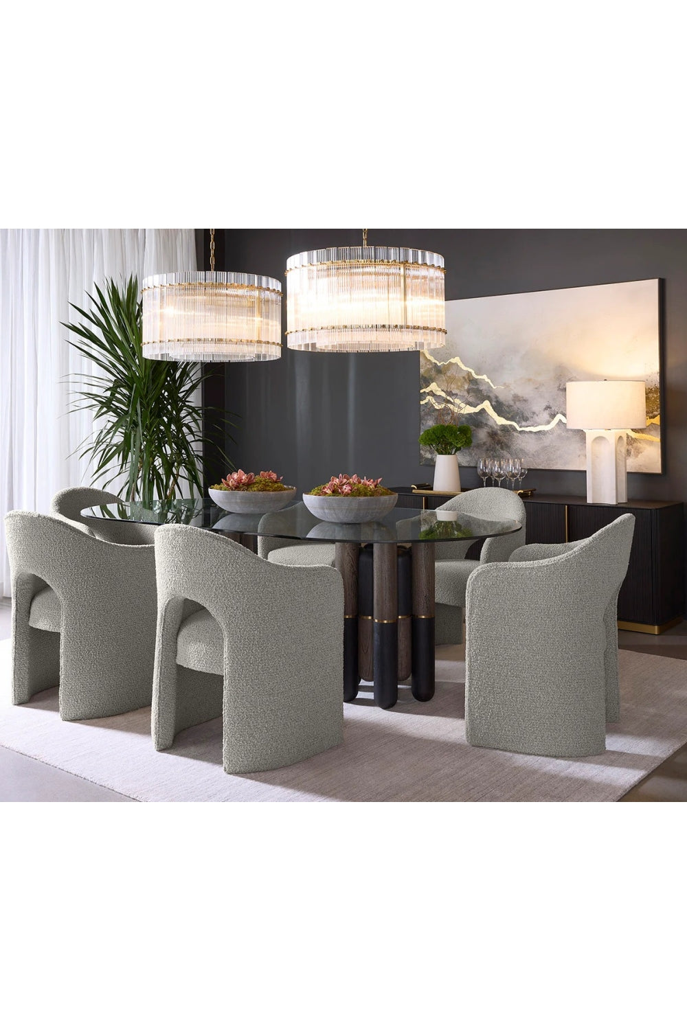 White Marble Arched Table Lamp by Splendido Rohe, alternate view 9