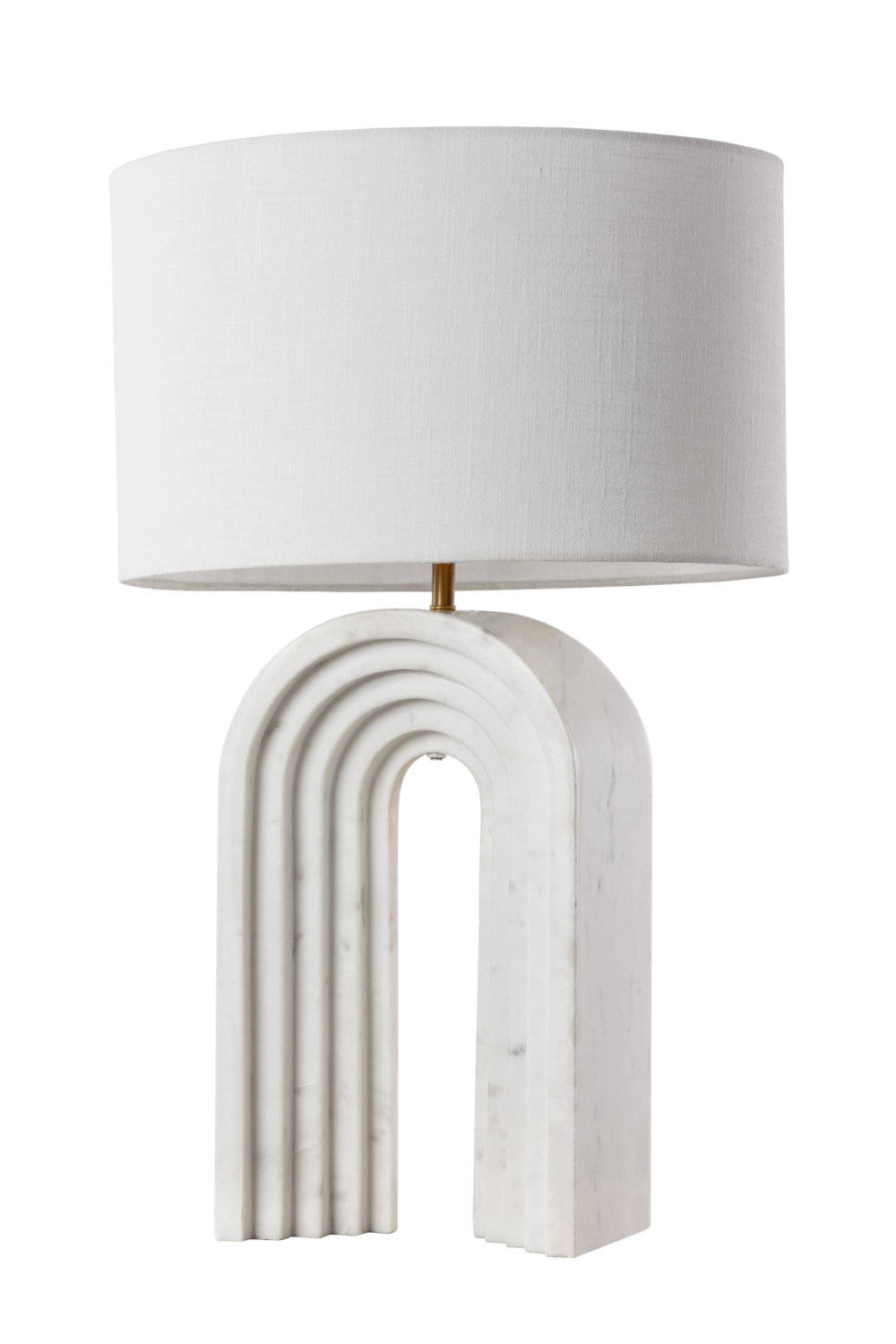 Arched White Marble Table Lamp by Splendido Sensi