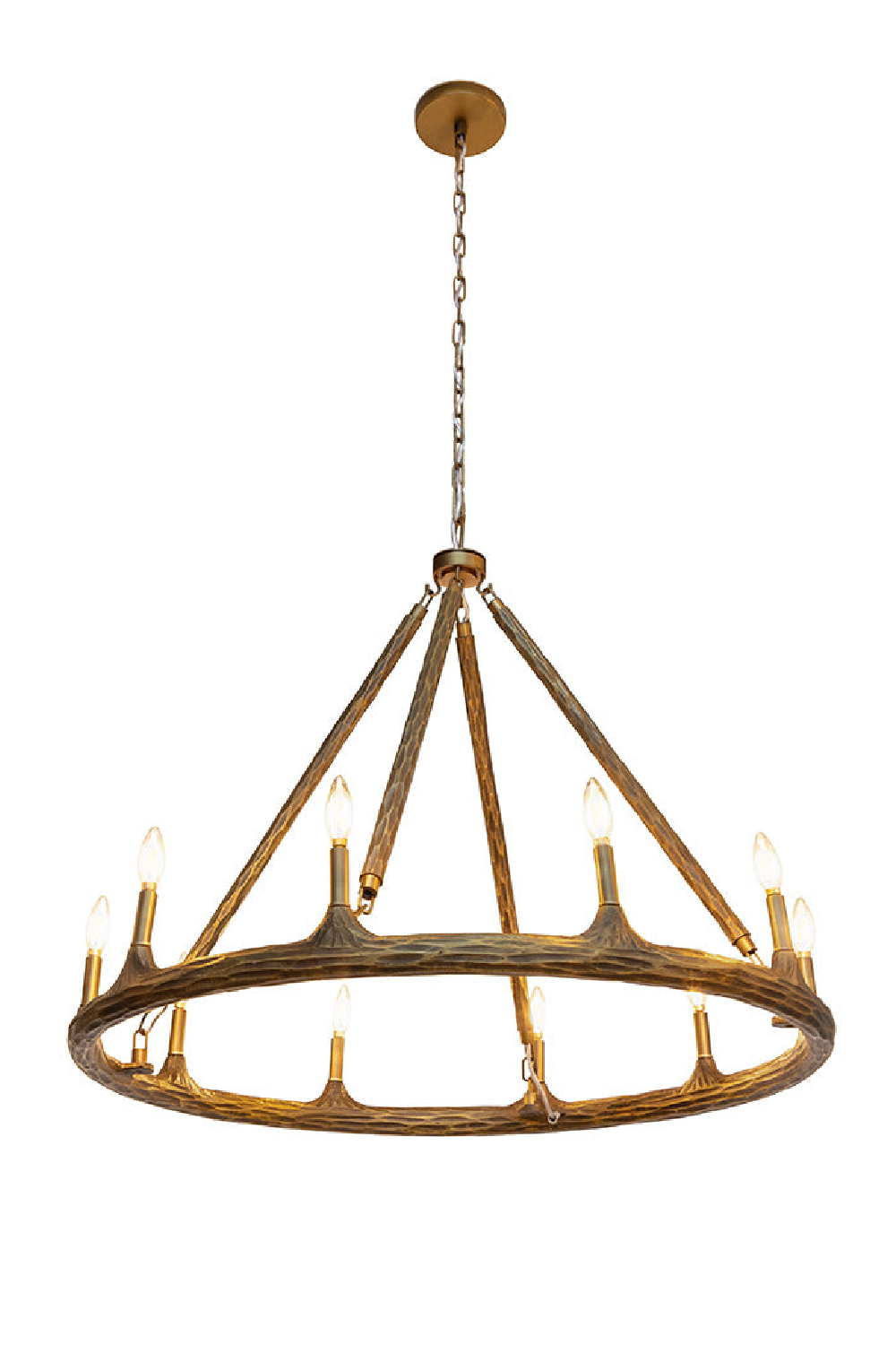 Antique Brass Chandelier by Splendido Wolfgang