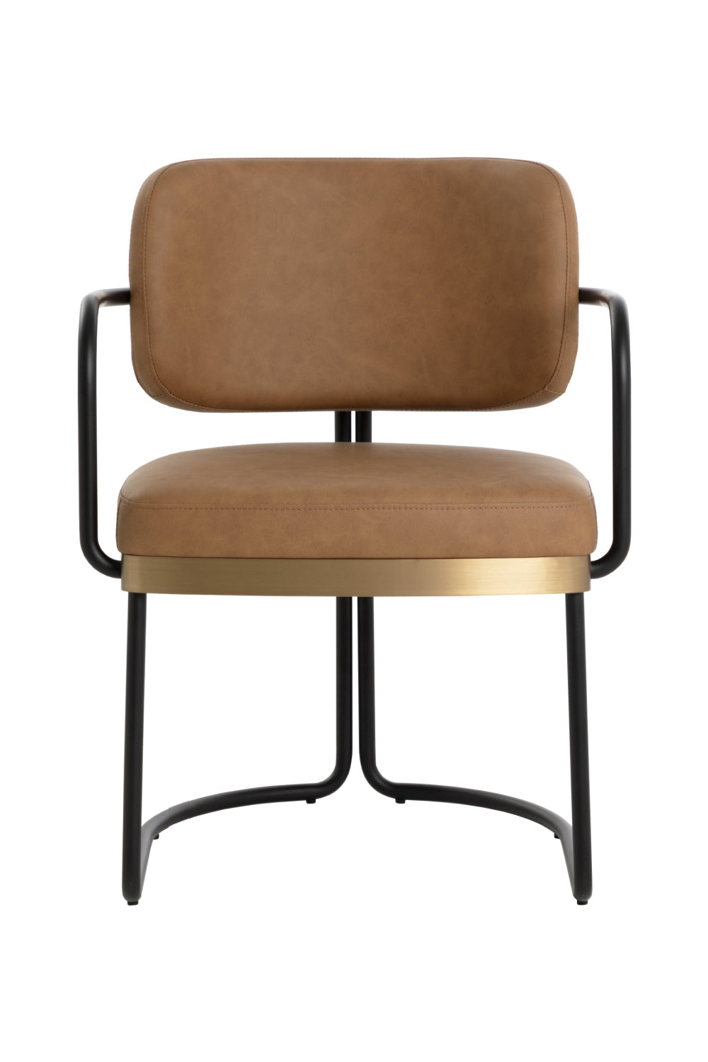 Cantilevered Leather Look Dining Chair by Splendido Jalen, alternate view 7