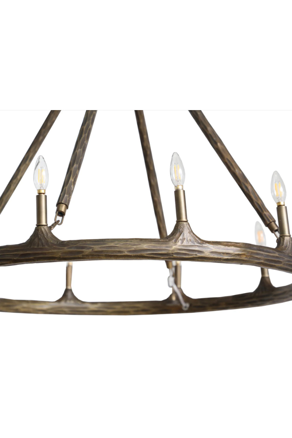 Antique Brass Chandelier by Splendido Wolfgang, alternate view 10