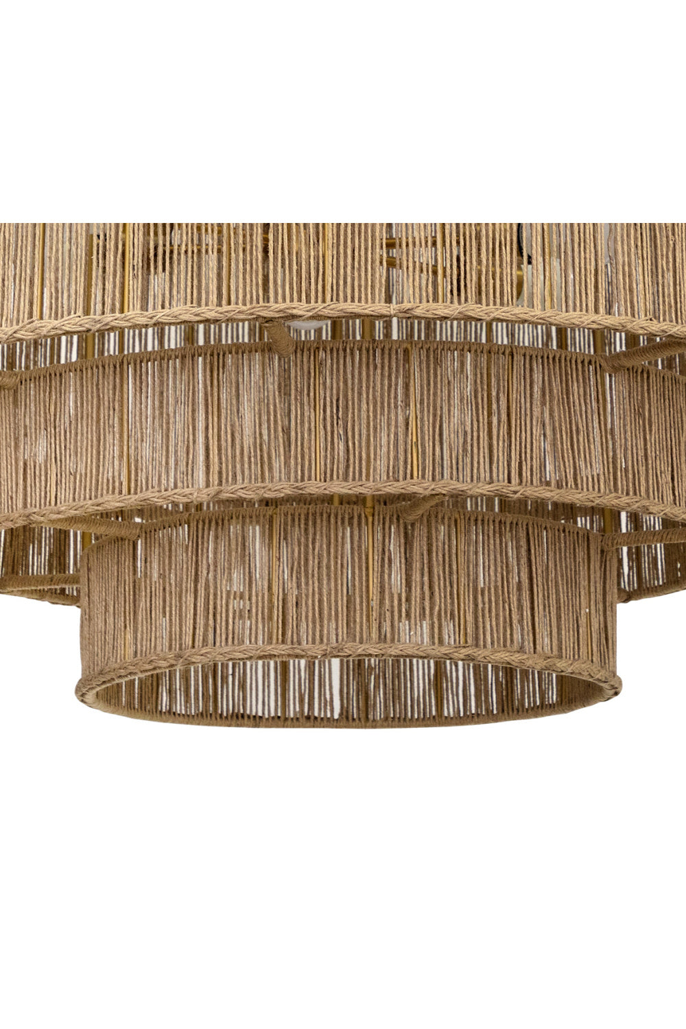 Tiered Jute Chandelier by Splendido Alyssa, alternate view 4