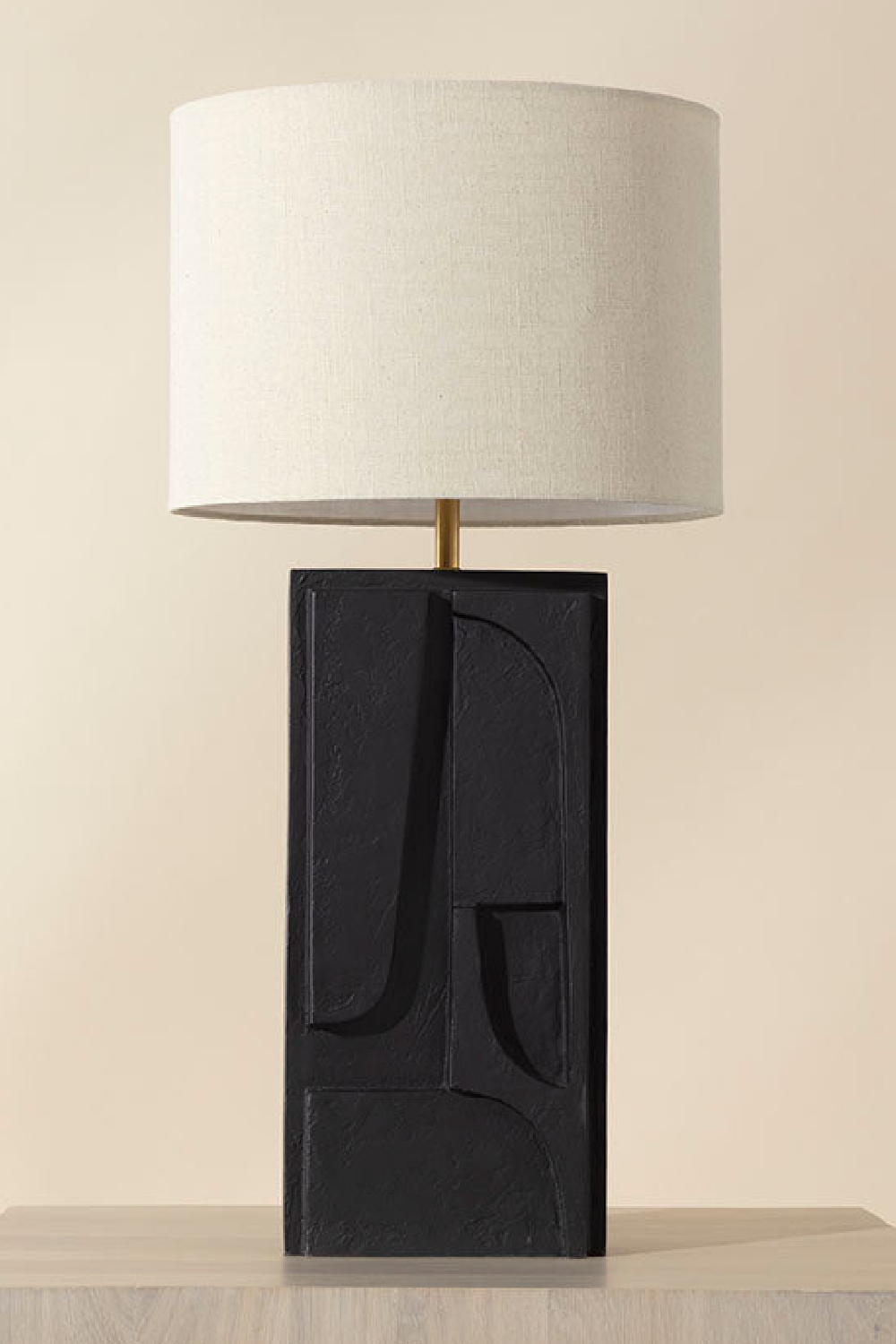 Carved Base Table Lamp by Splendido Dirsan, alternate view 5