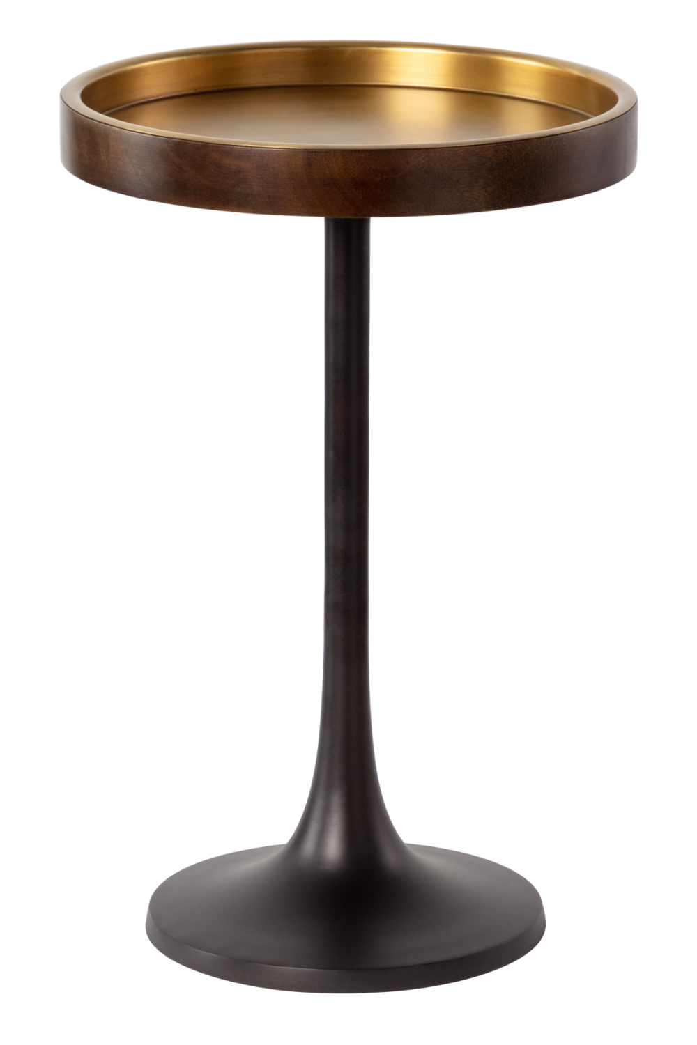 Round Bronze End Table by Splendido Tekoa Side Table, alternate view 3