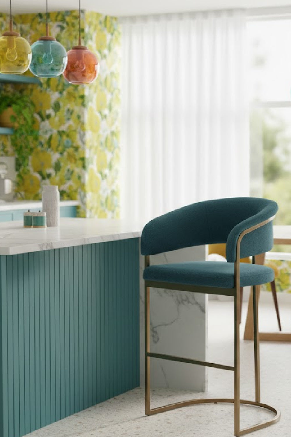 Architectural Cantilever Barstool by Splendido Marris, alternate view 12