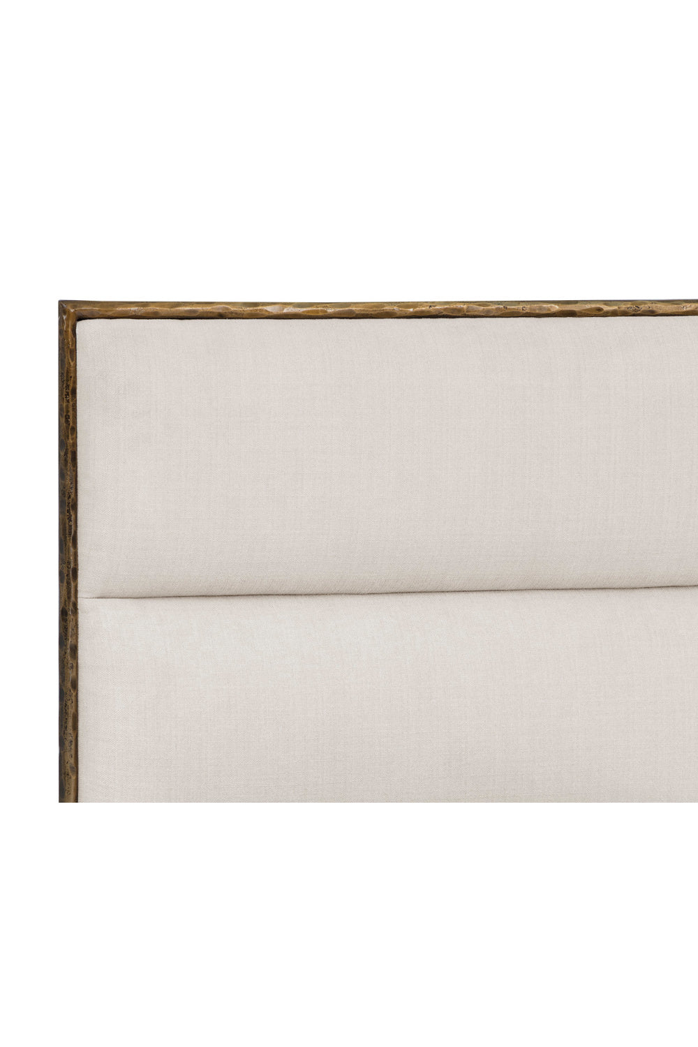 Hand-hammered Iron White King Bed by Splendido Yasmine, alternate view 3