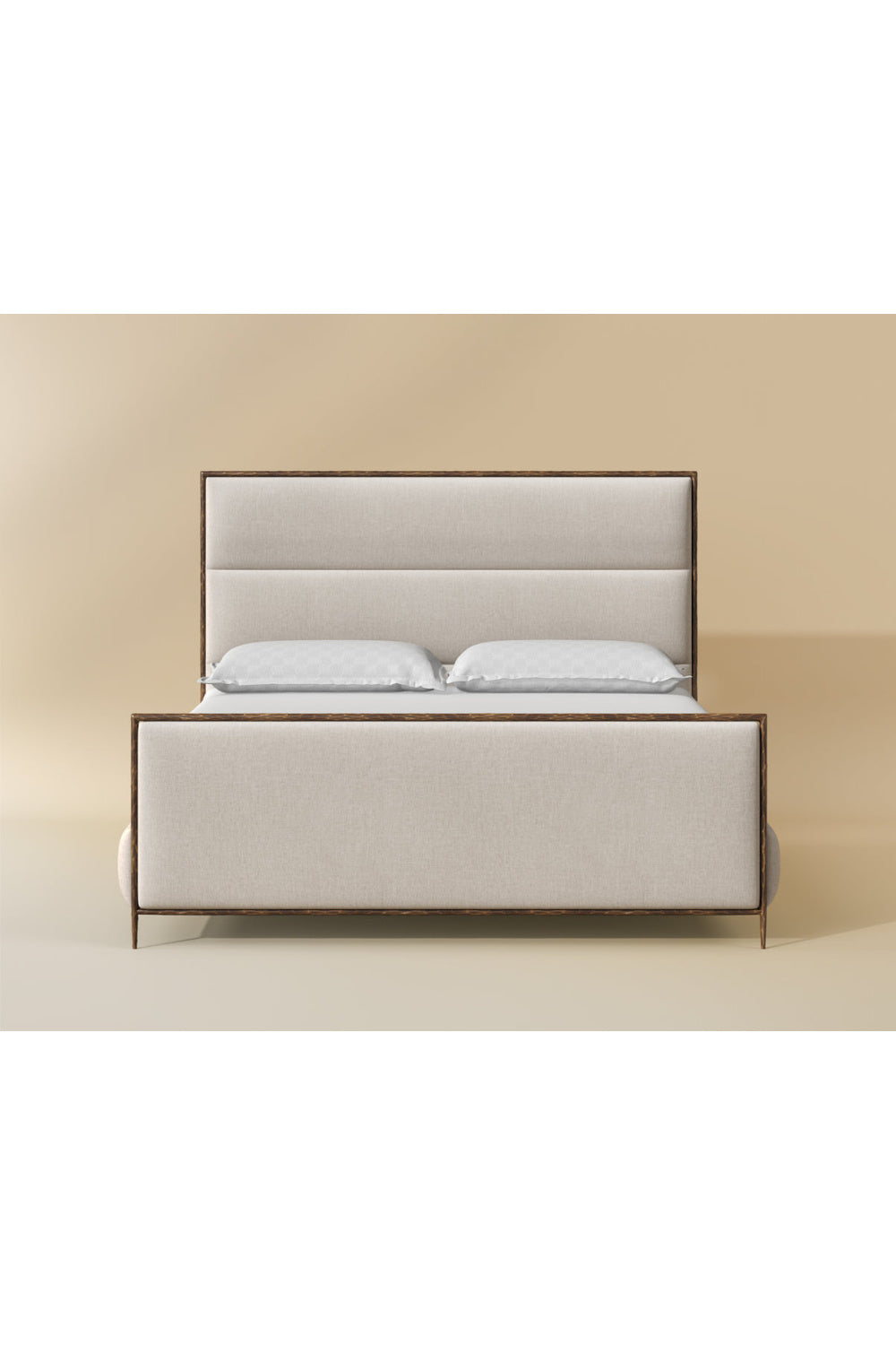 Hand-hammered Iron White King Bed by Splendido Yasmine, alternate view 6