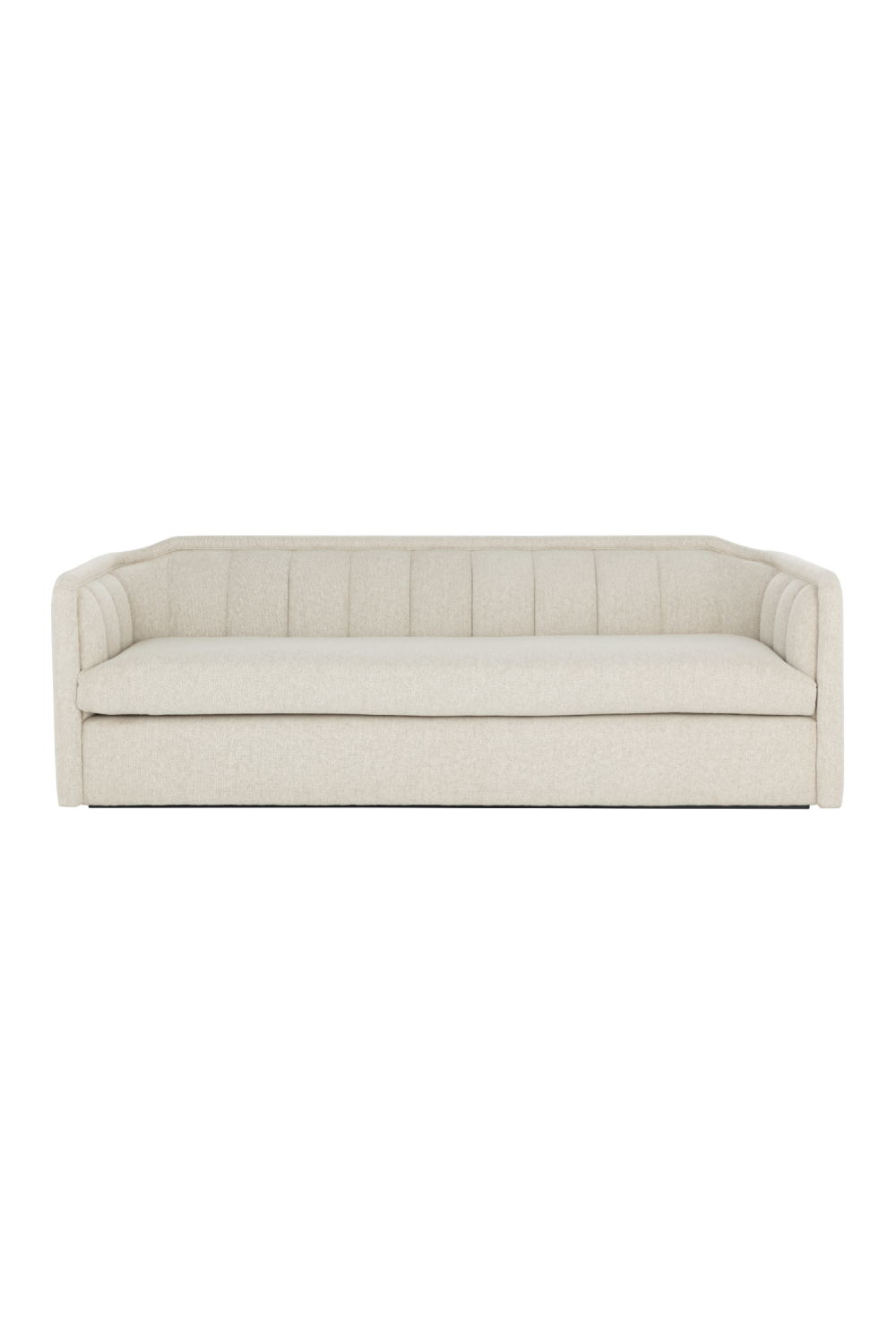 Vertical-Tufted Cream Sofa by Splendido Birrit, alternate view 3