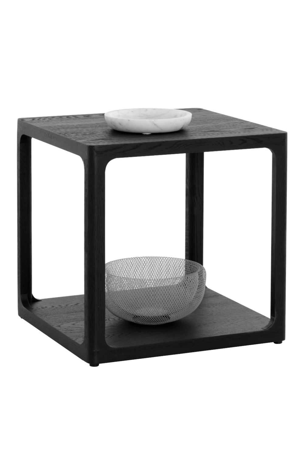 Modern European furniture - Solid Oak Square Side Table - www.oroa.com