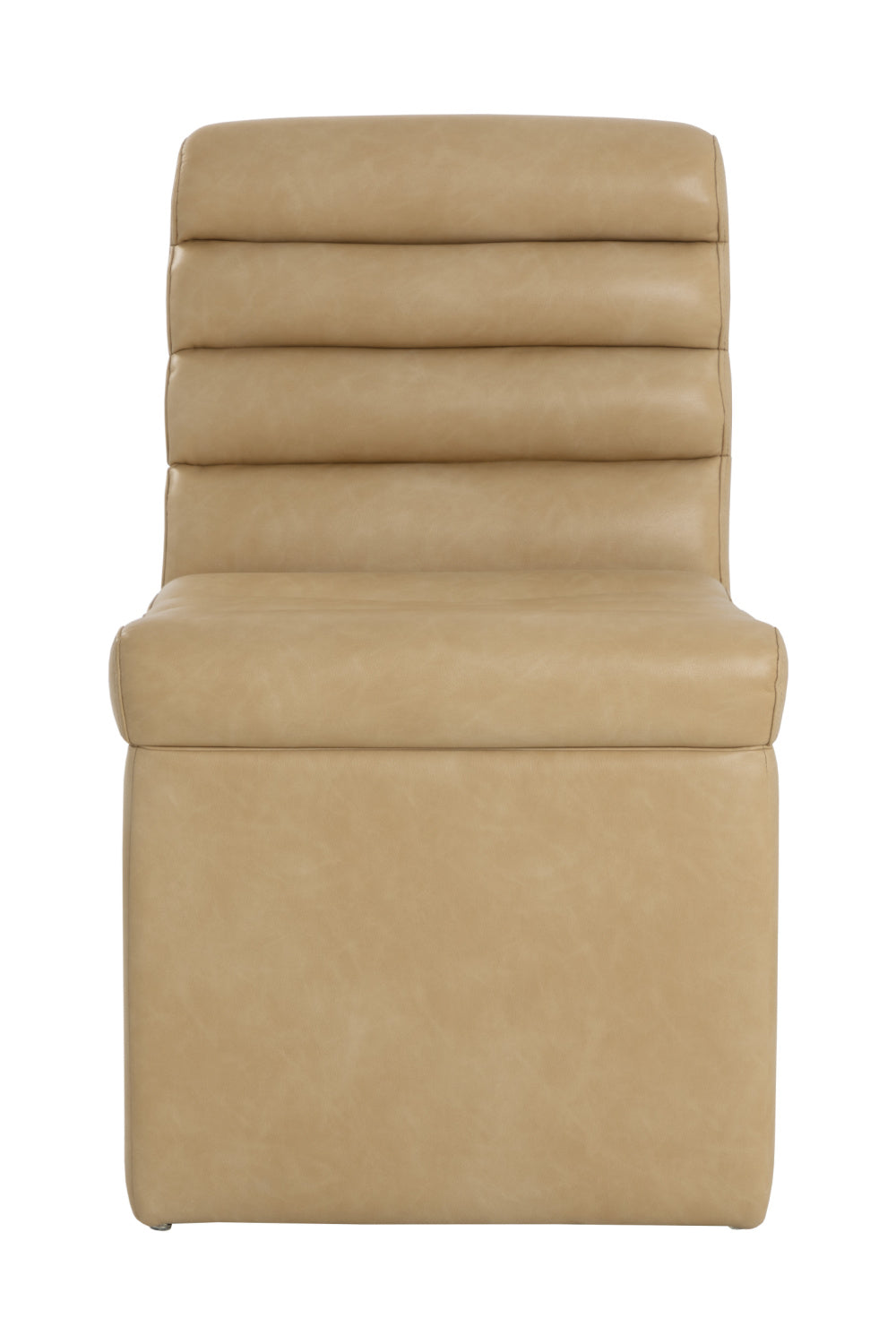Leather Look Wheeled Dining Chair by Splendido Norm, alternate view 3