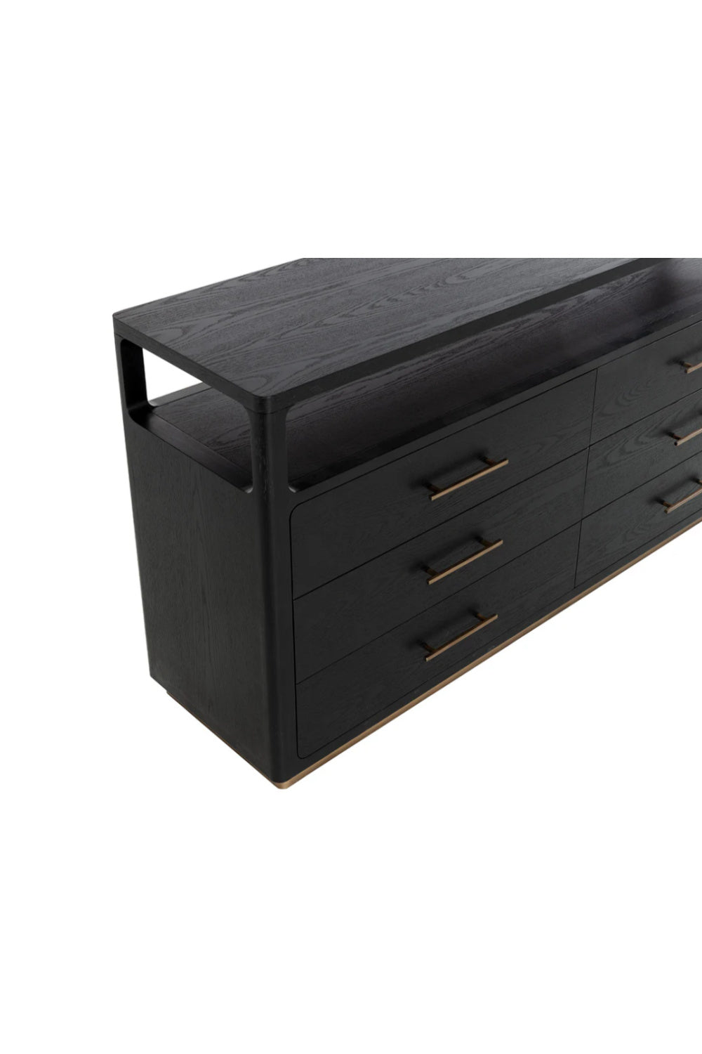 Modern European furniture - 6-Drawer Oak Veneer Dresser - www.oroa.com