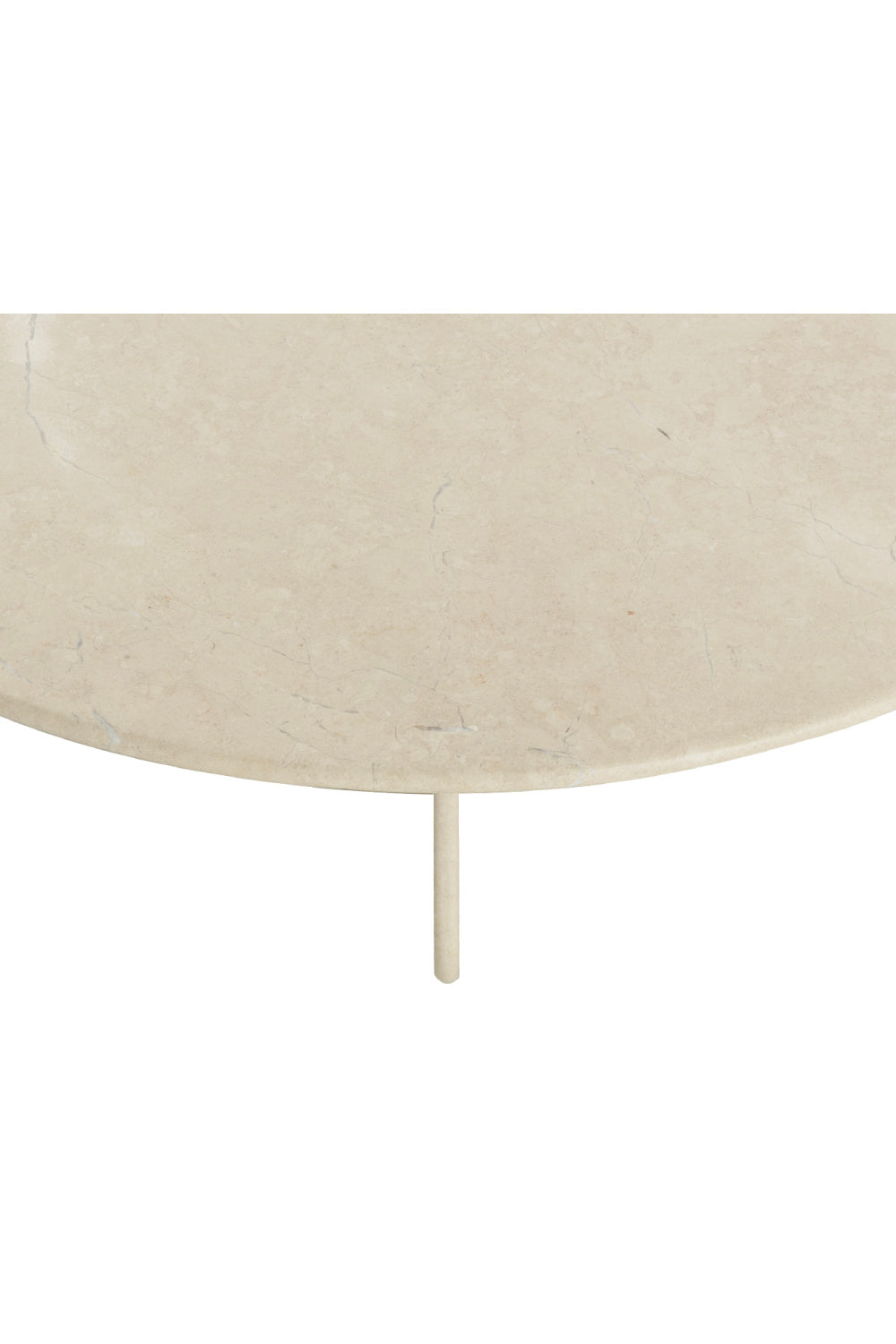 Modern European furniture - Round Cream Marble Coffee Table - www.oroa.com