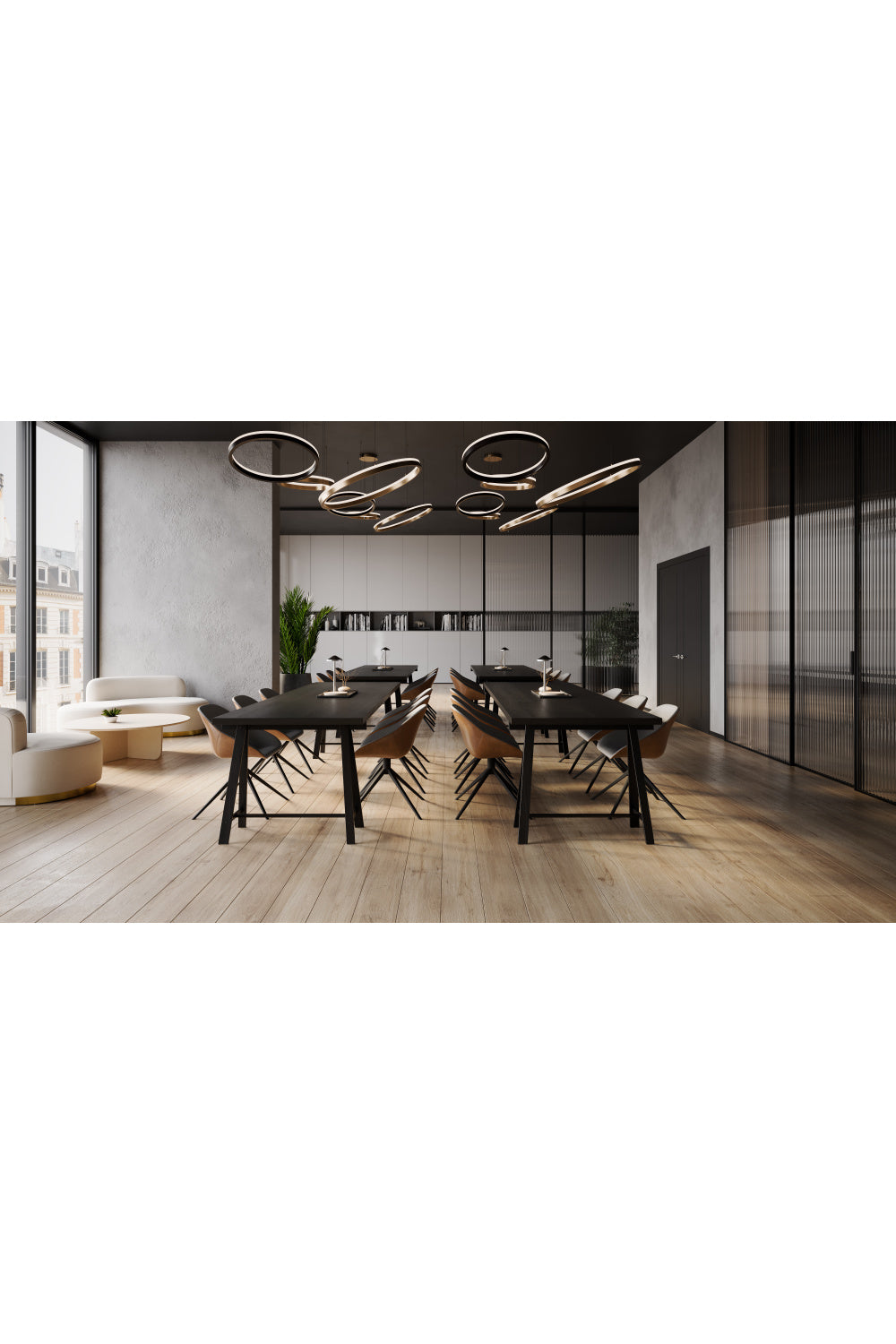 Modern European furniture - Round Cream Marble Coffee Table - www.oroa.com