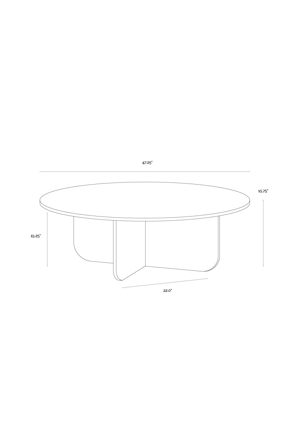 Round Cream Marble Coffee Table by Splendido Bonita, alternate view 7