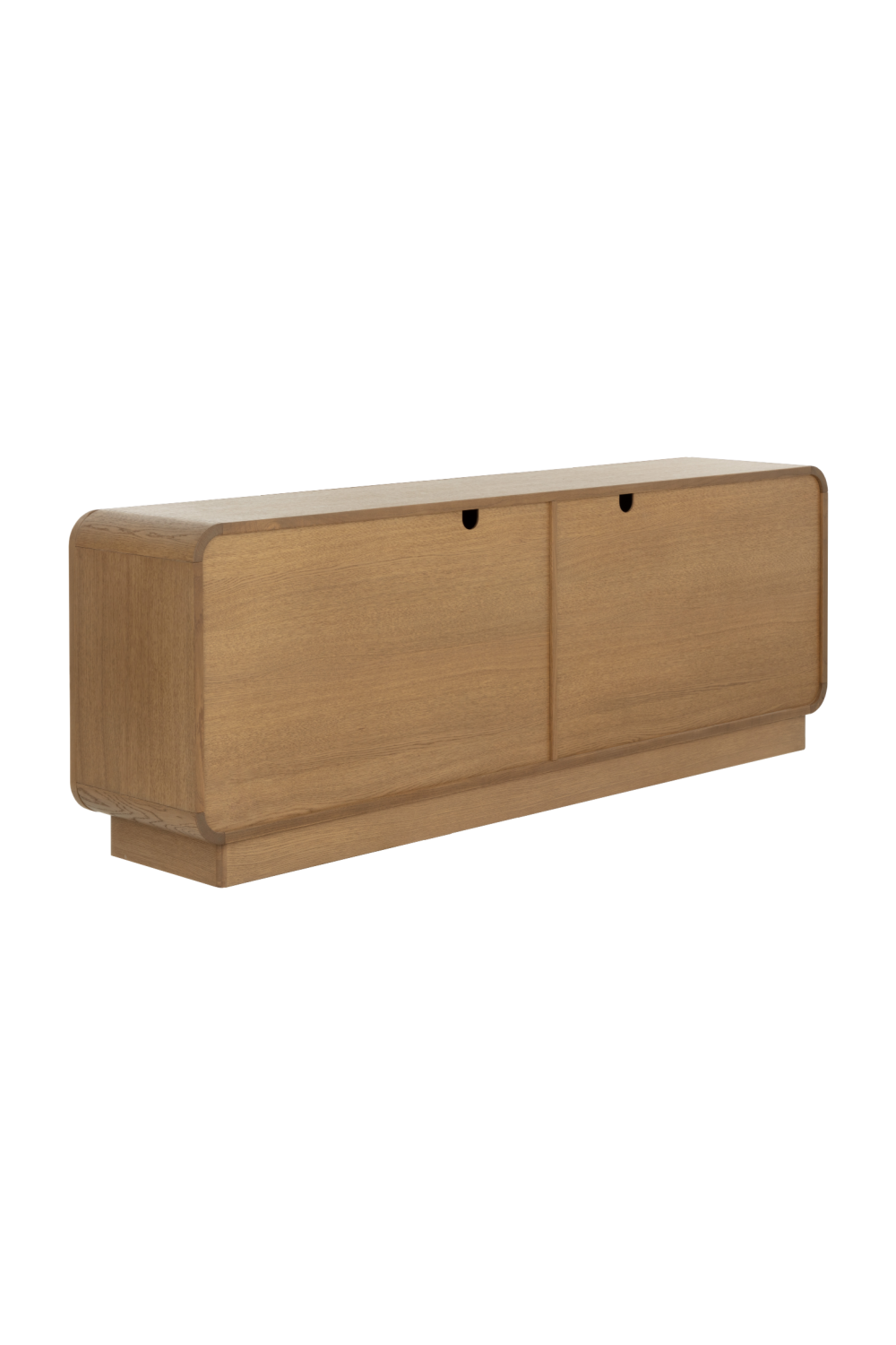 Patterned Oak 4-Door Sideboard by Splendido Fauna, alternate view 6