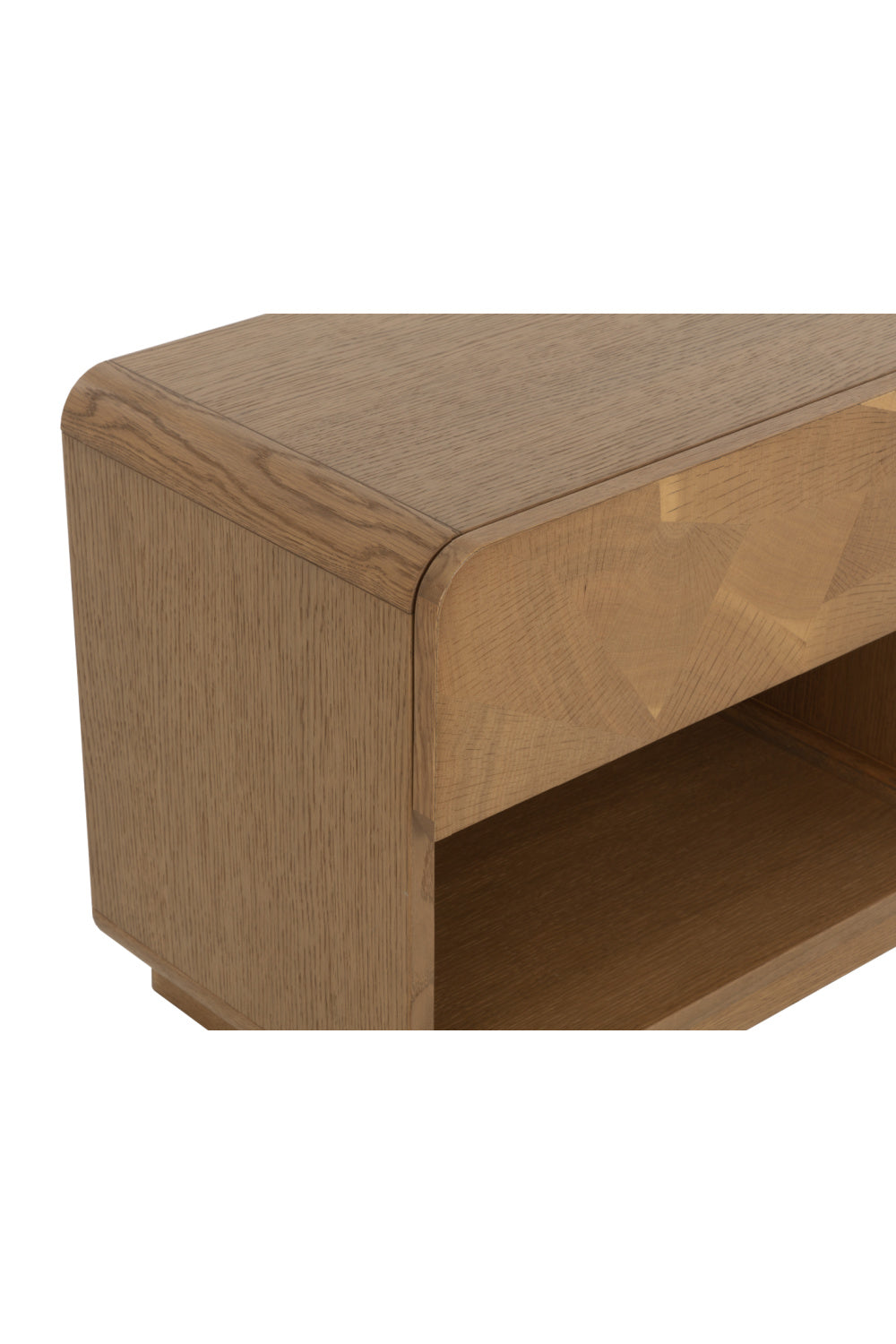 Oak Mosaic 1-Drawer Nightstand by Splendido Fauna, alternate view 7