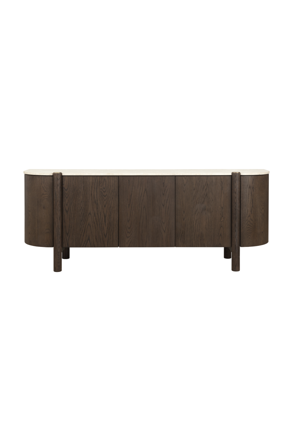 Solid Oak 4-Door Sideboard by Splendido Banyan