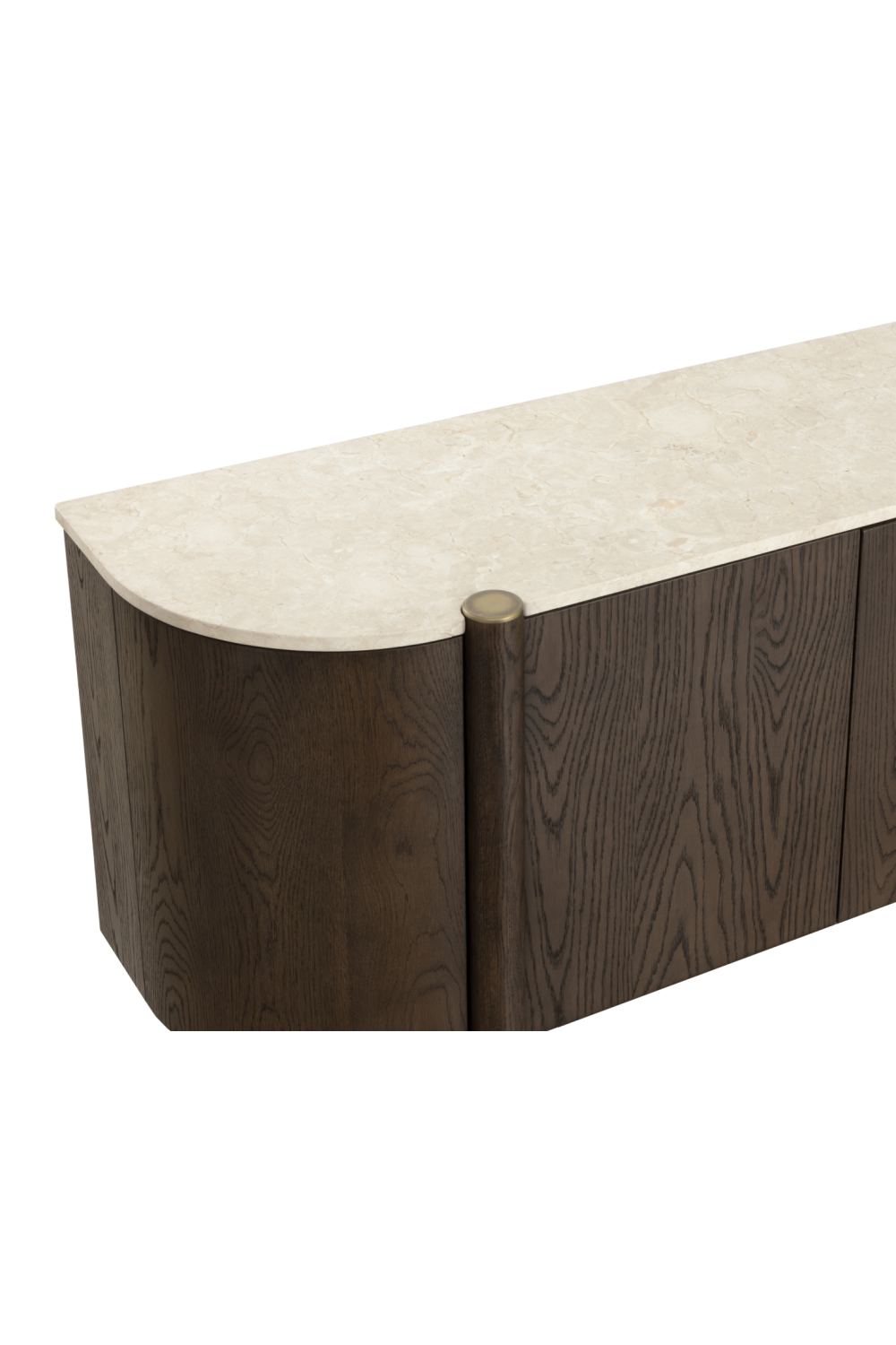 Solid Oak 4-Door Sideboard by Splendido Banyan, alternate view 8