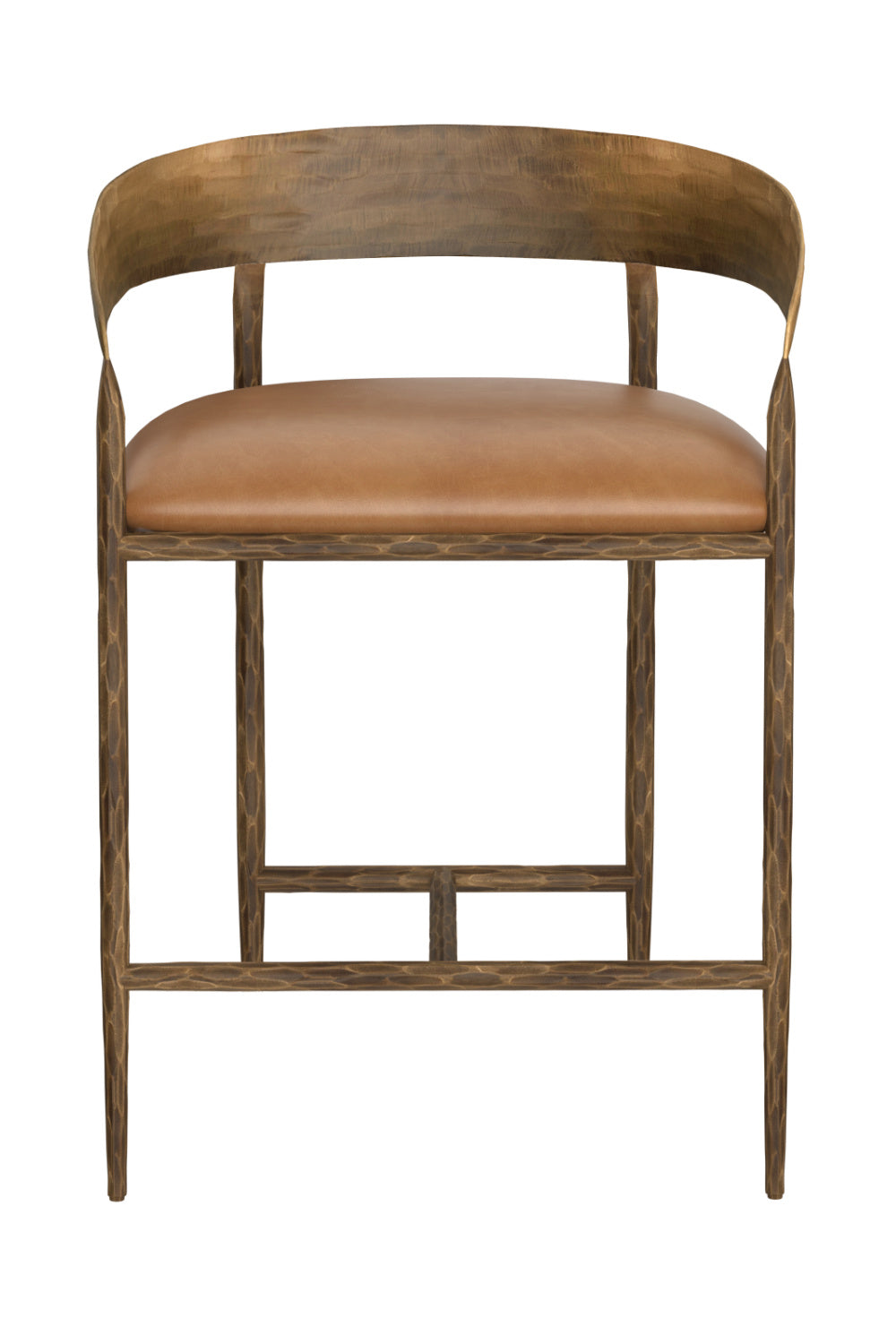 Hammered Metal Counter Stool by Splendido Zanatta