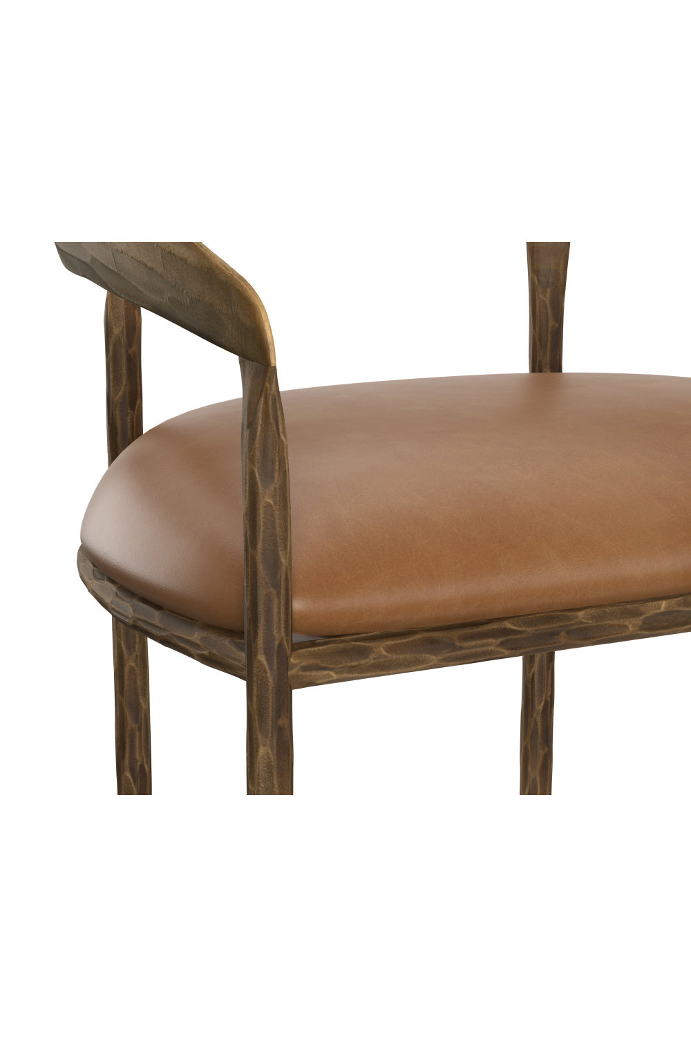 Hammered Metal Counter Stool by Splendido Zanatta, alternate view 5