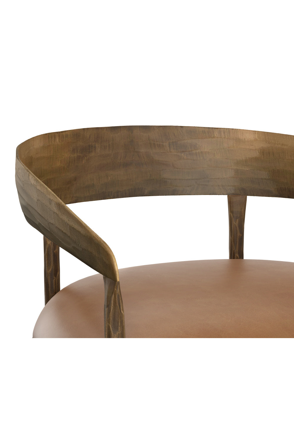 Hammered Metal Counter Stool by Splendido Zanatta, alternate view 6
