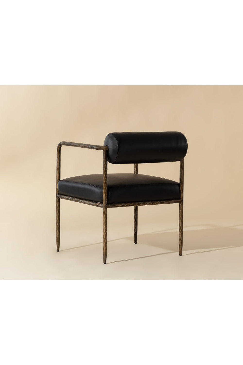 Leather Bolster-Back Dining Chair by Splendido Ajani, alternate view 10