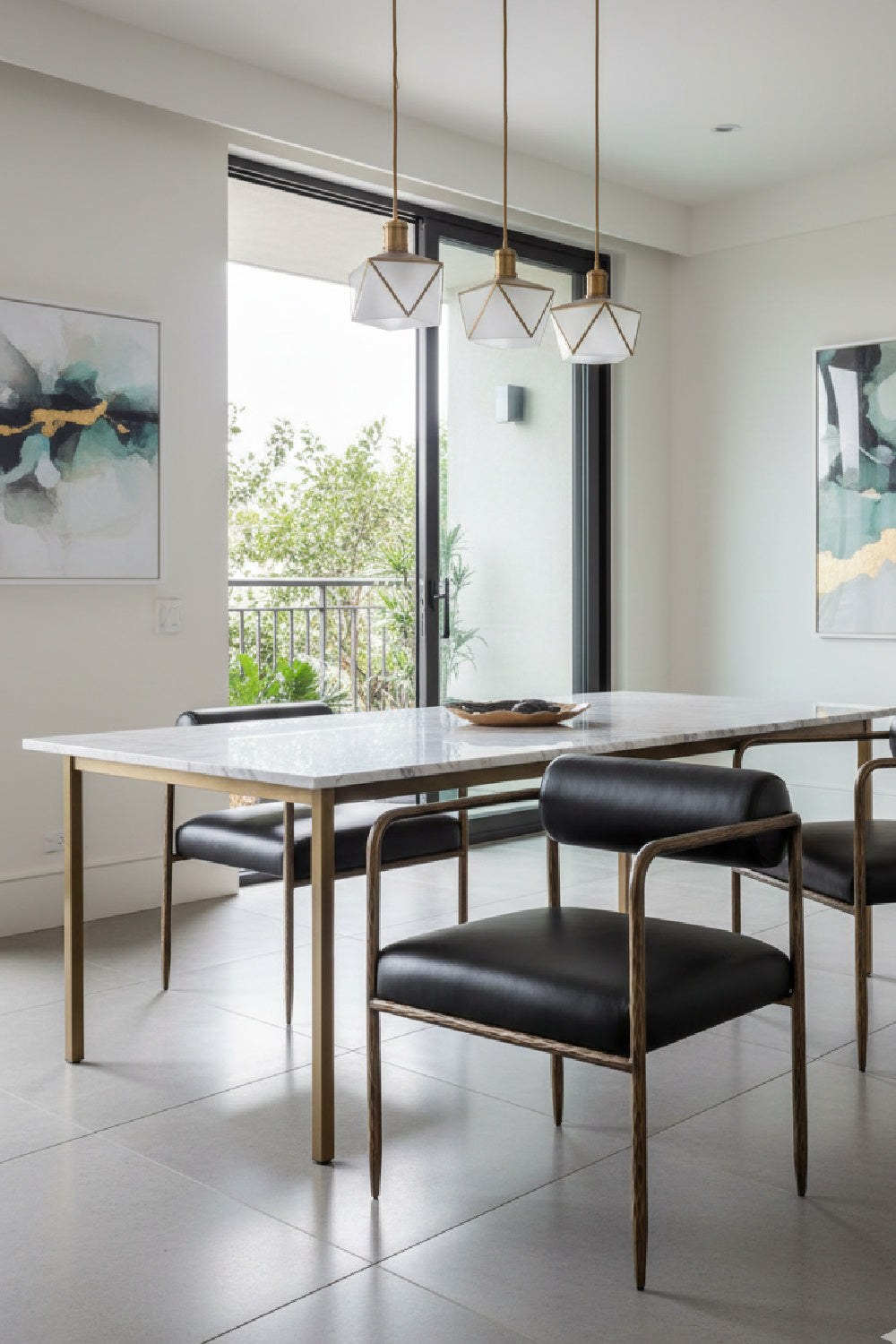 Modern European furniture - Leather Bolster-Back Dining Chair - www.oroa.com