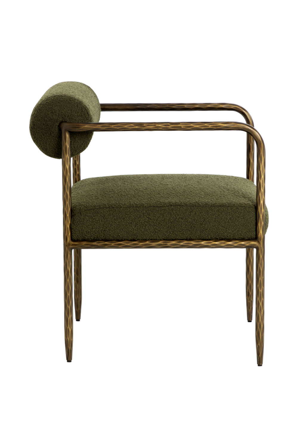 Iron Framed Green Dining Chair by Splendido Ajani, alternate view 4