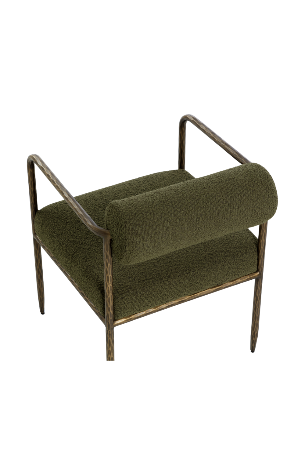 Iron Framed Green Dining Chair by Splendido Ajani, alternate view 6