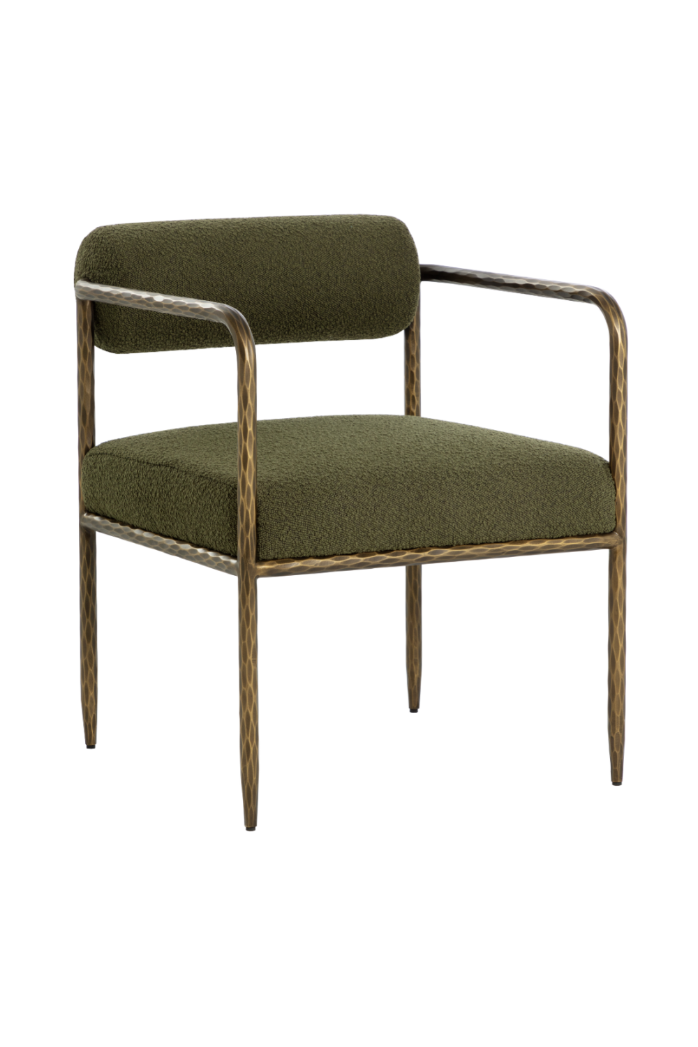 Iron Framed Green Dining Chair by Splendido Ajani, alternate view 3