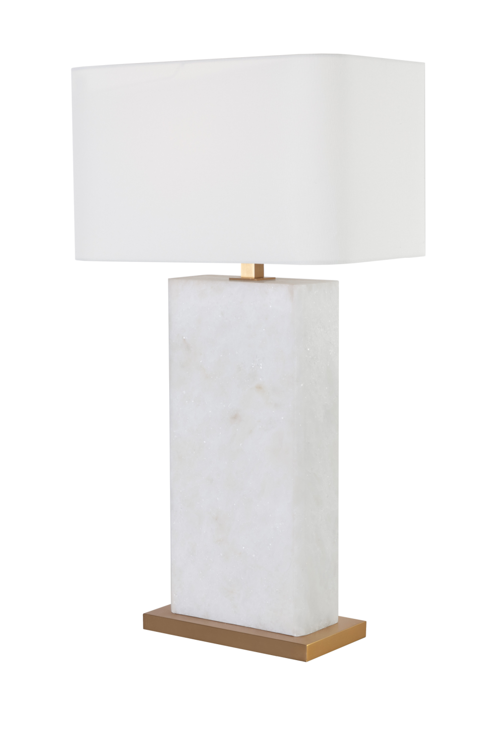 White Alabaster Table Lamp by Splendido Rovira, alternate view 3