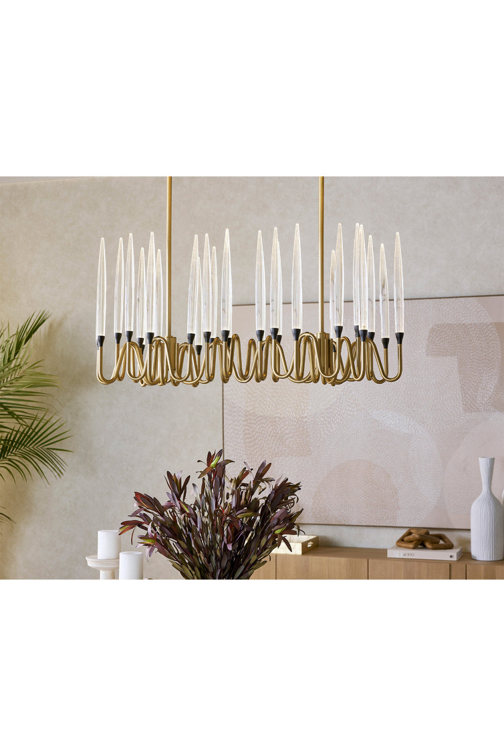 Gold Classic Style Chandelier by Splendido Hestia, alternate view 16