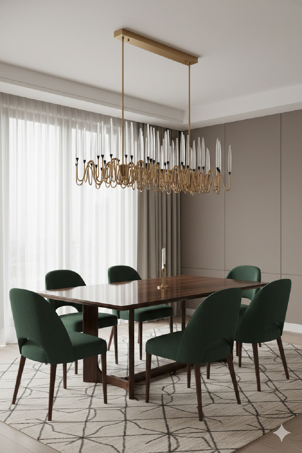 Gold Classic Style Chandelier by Splendido Hestia, alternate view 10