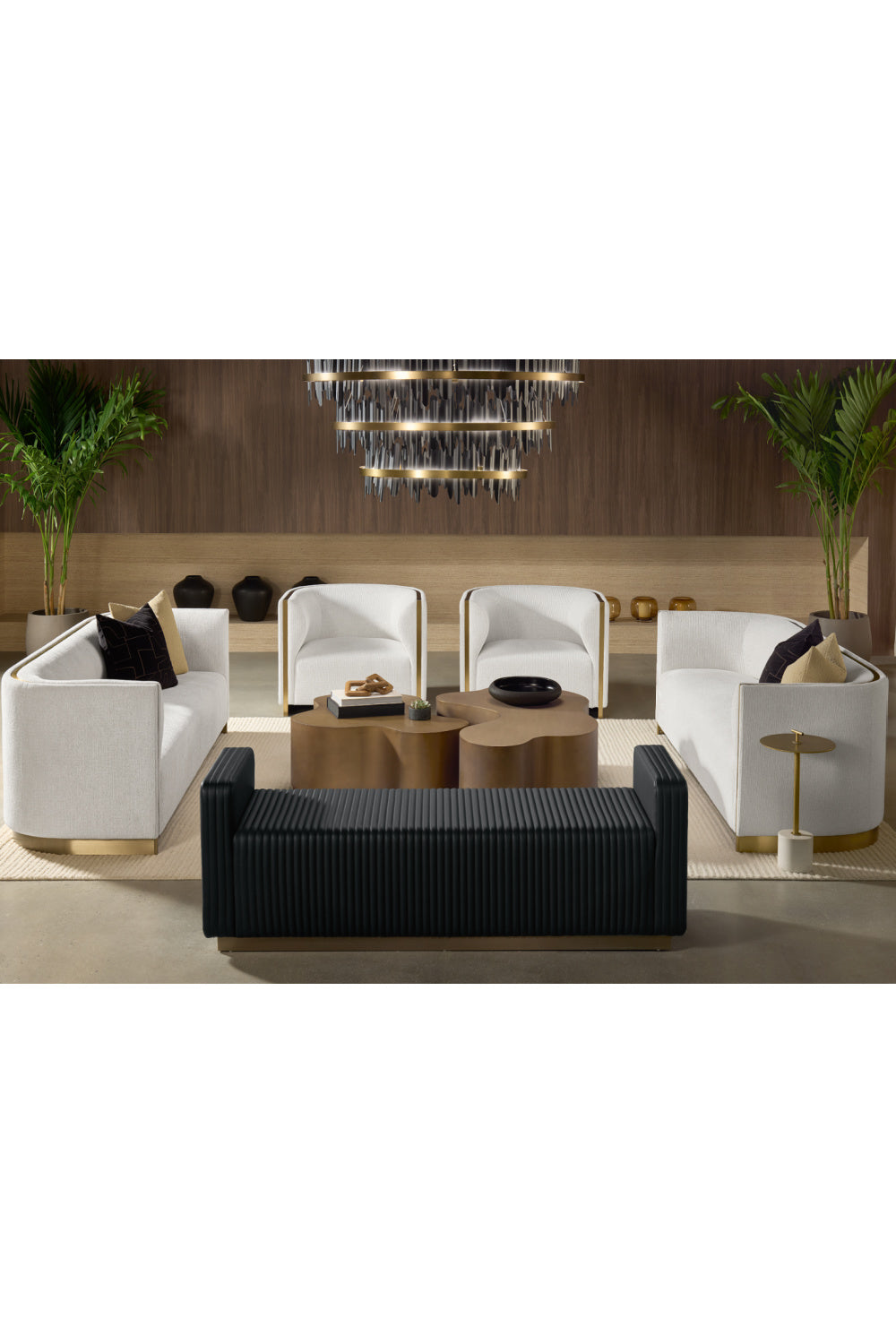 Black 3-Tier Chandelier by Splendido Icarus, alternate view 18