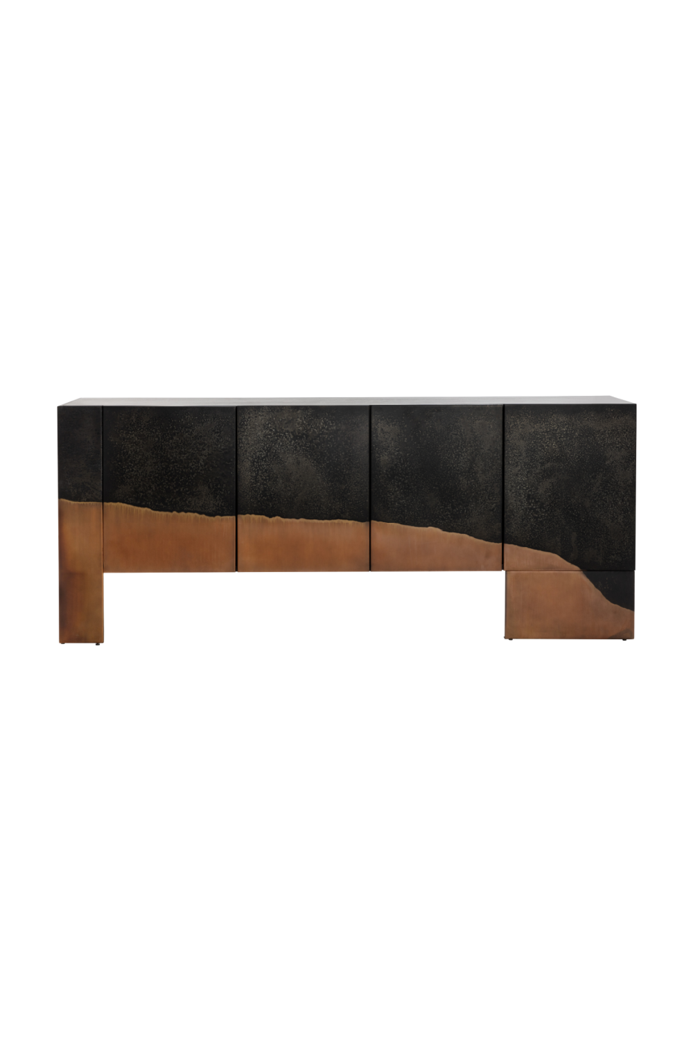 Modern European furniture - Copper Patina Accent Sideboard - www.oroa.com