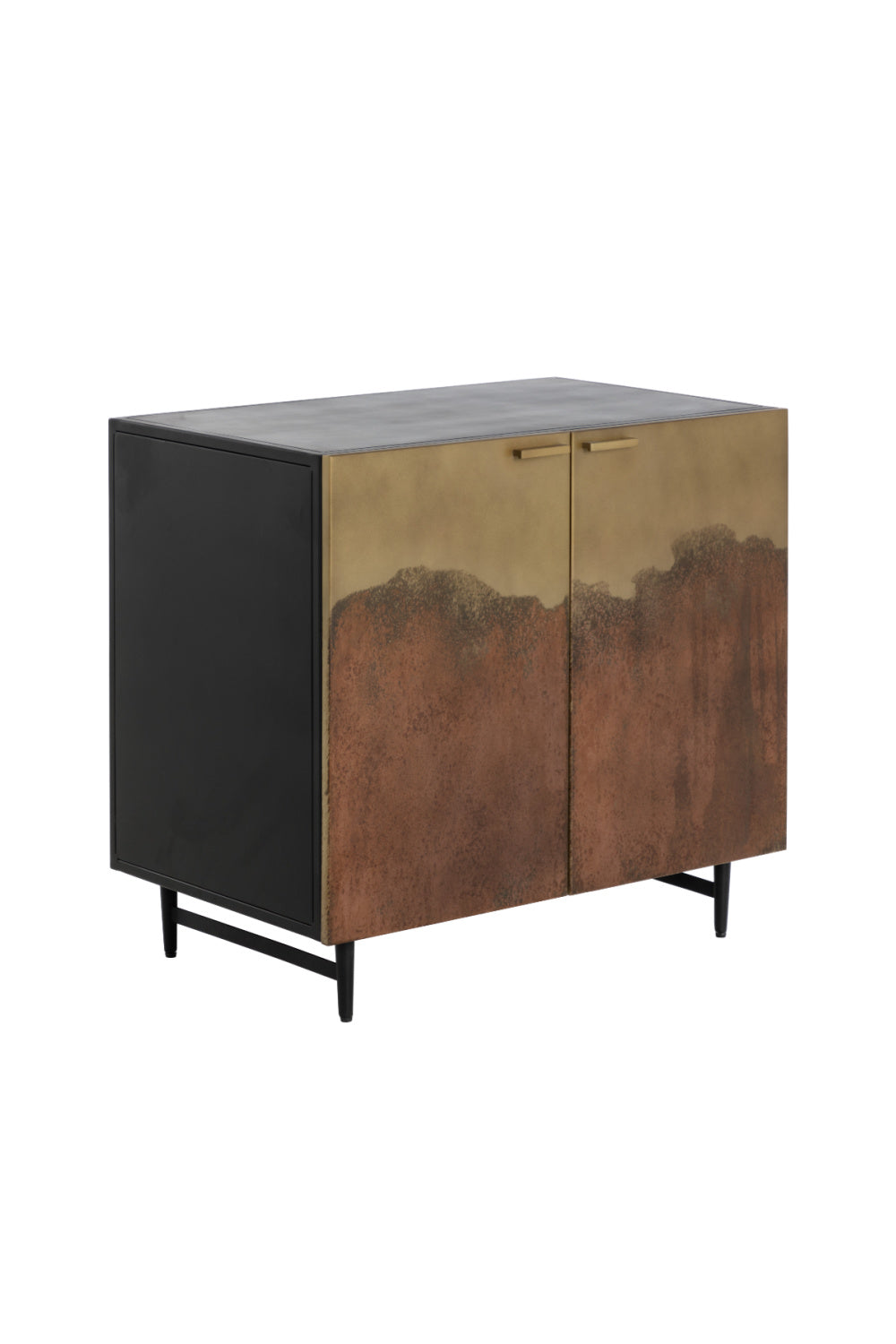 Antique Brass Ombre Nightstand by Splendido Auburn, alternate view 3