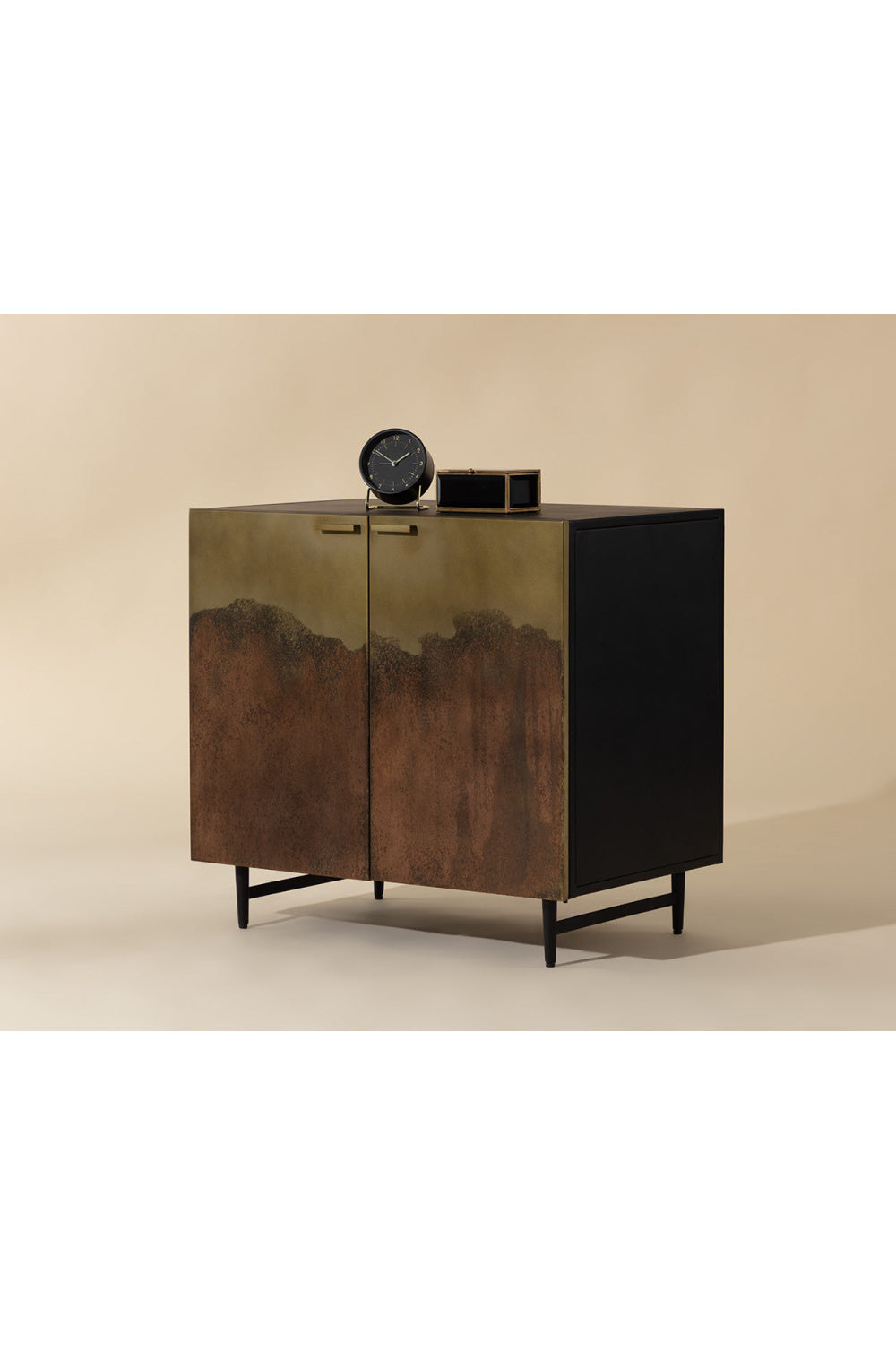 Antique Brass Ombre Nightstand by Splendido Auburn, alternate view 10