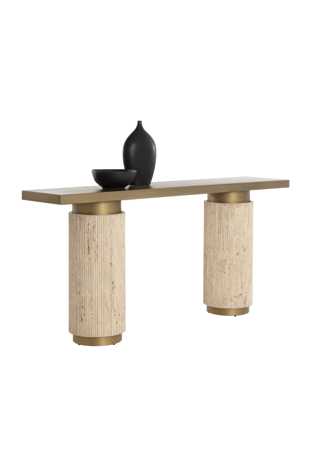 Antique Brass Console Table by Splendido Ashva, alternate view 4