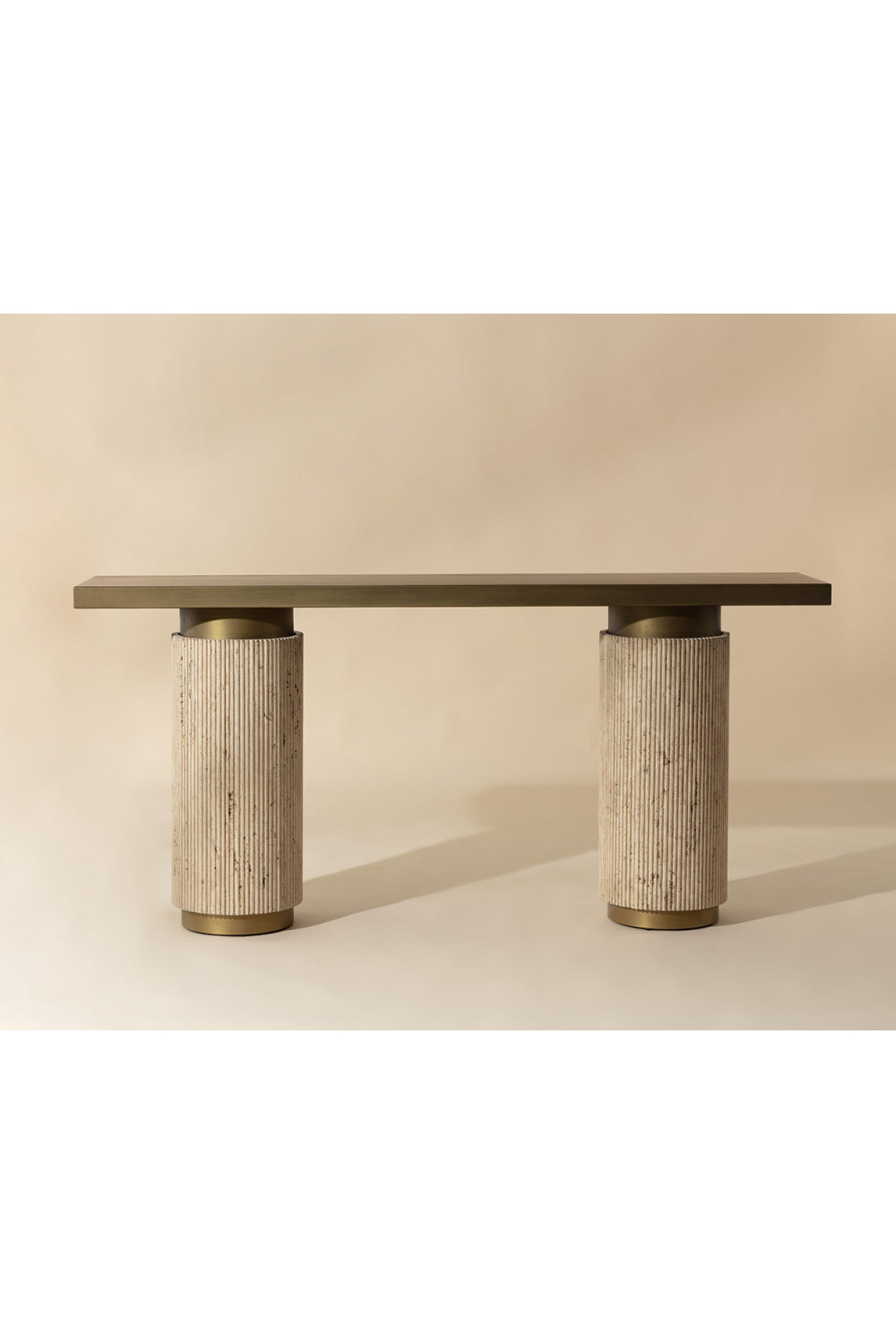 Antique Brass Console Table by Splendido Ashva, alternate view 6