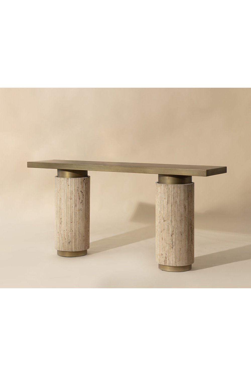 Antique Brass Console Table by Splendido Ashva, alternate view 7