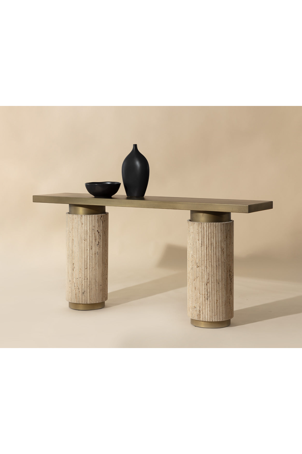 Antique Brass Console Table by Splendido Ashva, alternate view 8