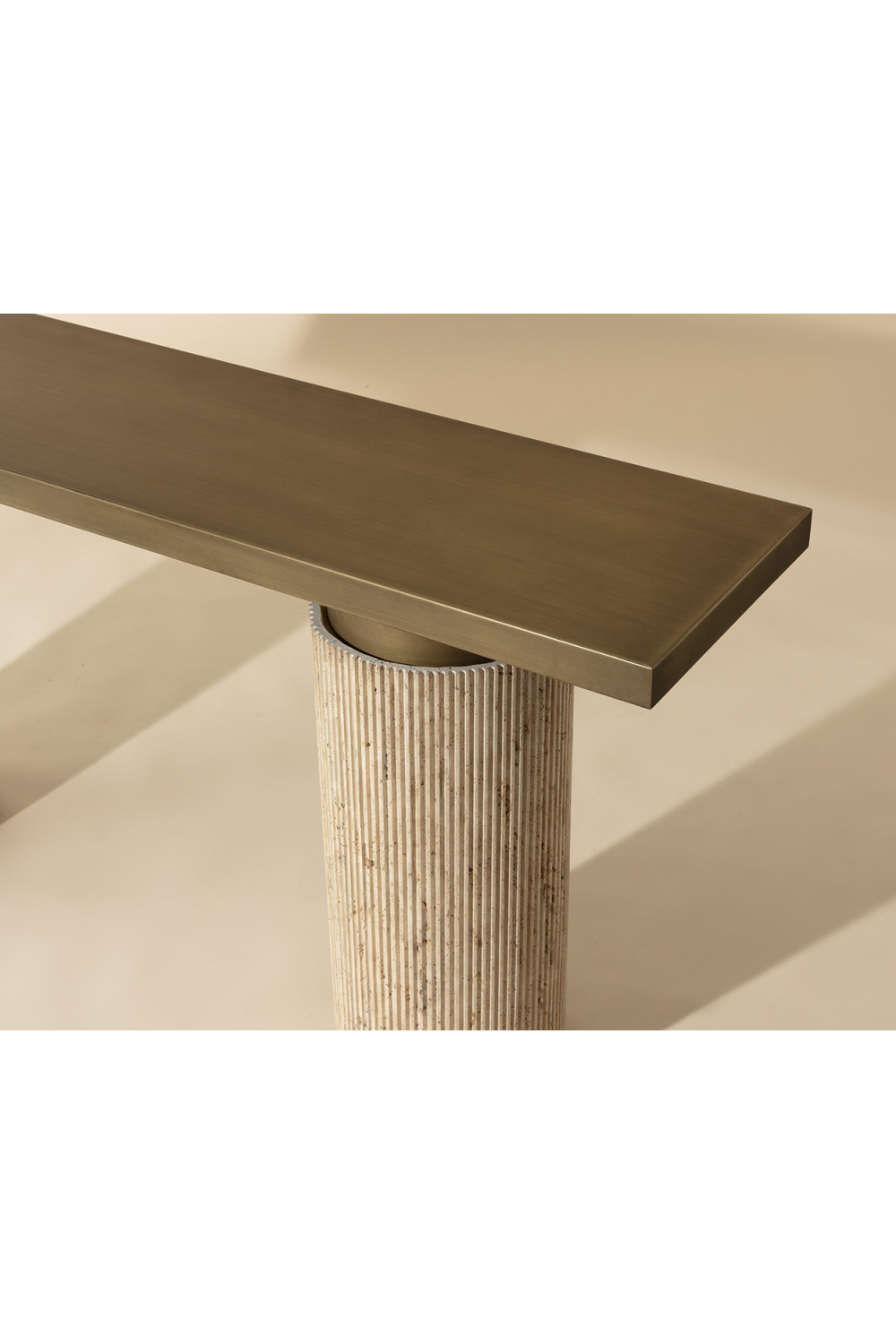Antique Brass Console Table by Splendido Ashva, alternate view 9