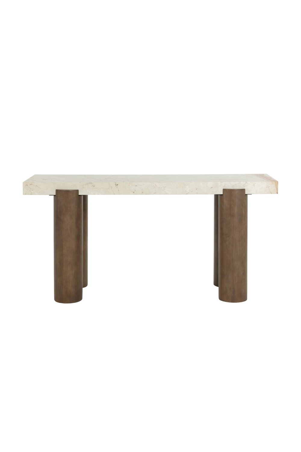 Cream Breccia Marble Console Table by Splendido Ardi