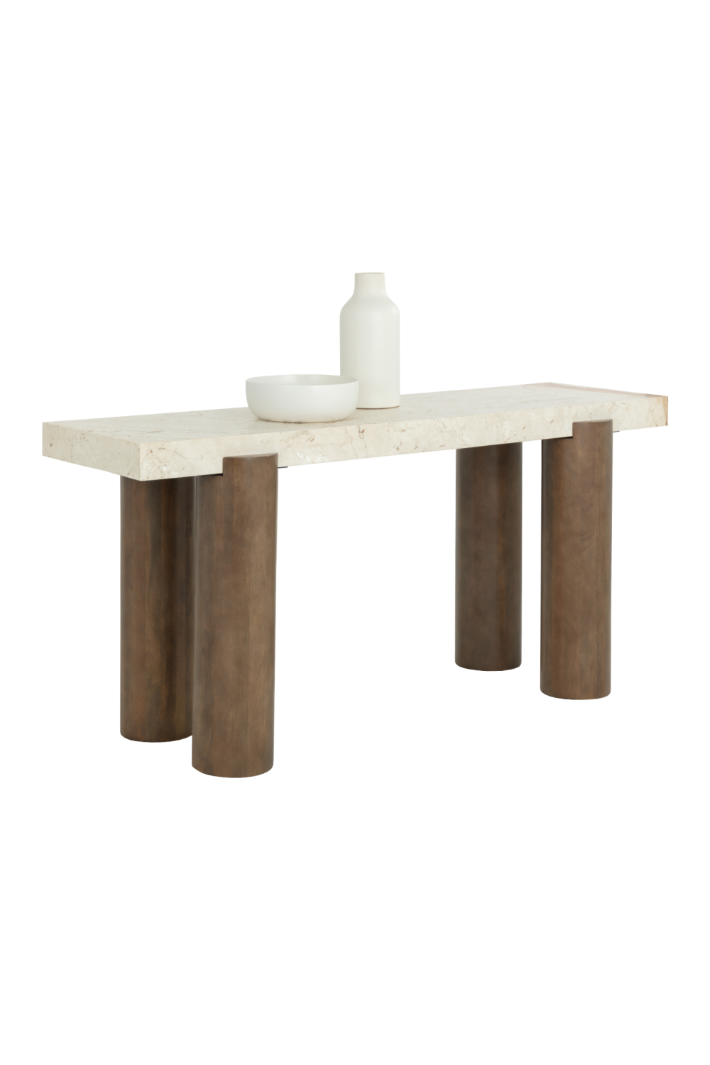 Cream Breccia Marble Console Table by Splendido Ardi, alternate view 4