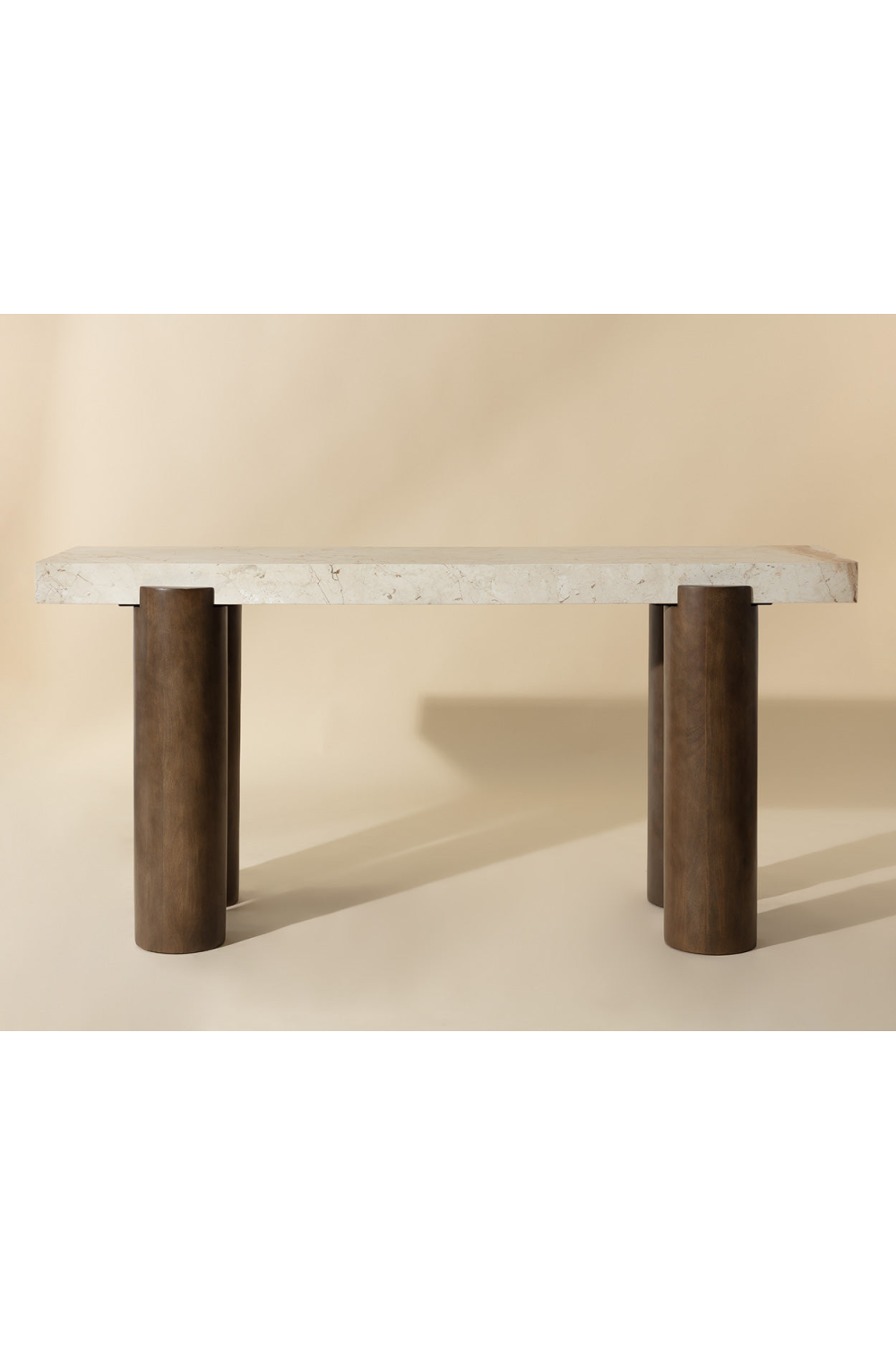 Cream Breccia Marble Console Table by Splendido Ardi, alternate view 7