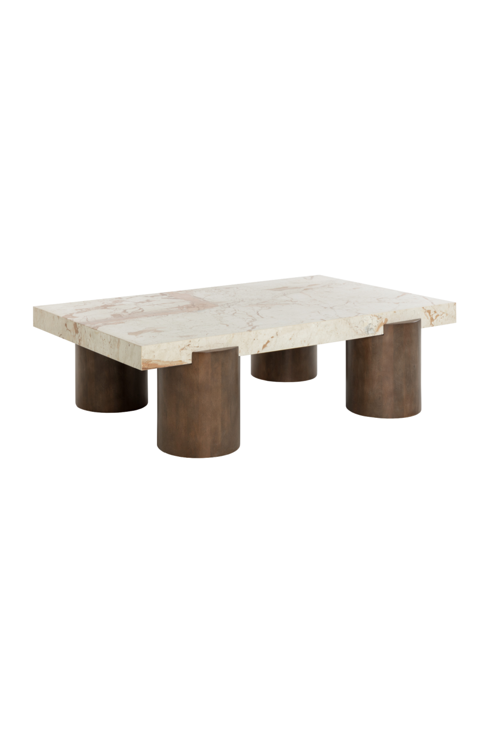 Cream Breccia Marble Coffee Table by Splendido Ardi, alternate view 3