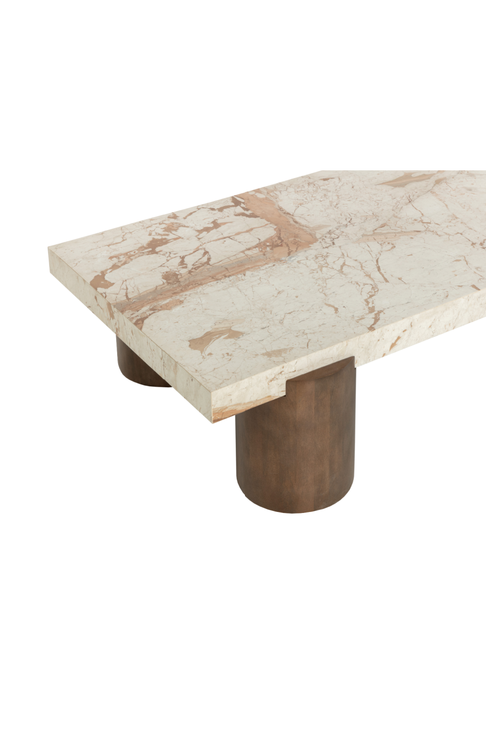 Cream Breccia Marble Coffee Table by Splendido Ardi, alternate view 5