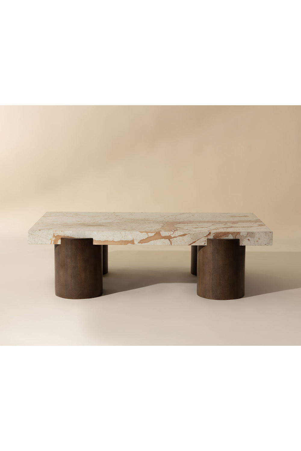 Cream Breccia Marble Coffee Table by Splendido Ardi, alternate view 6