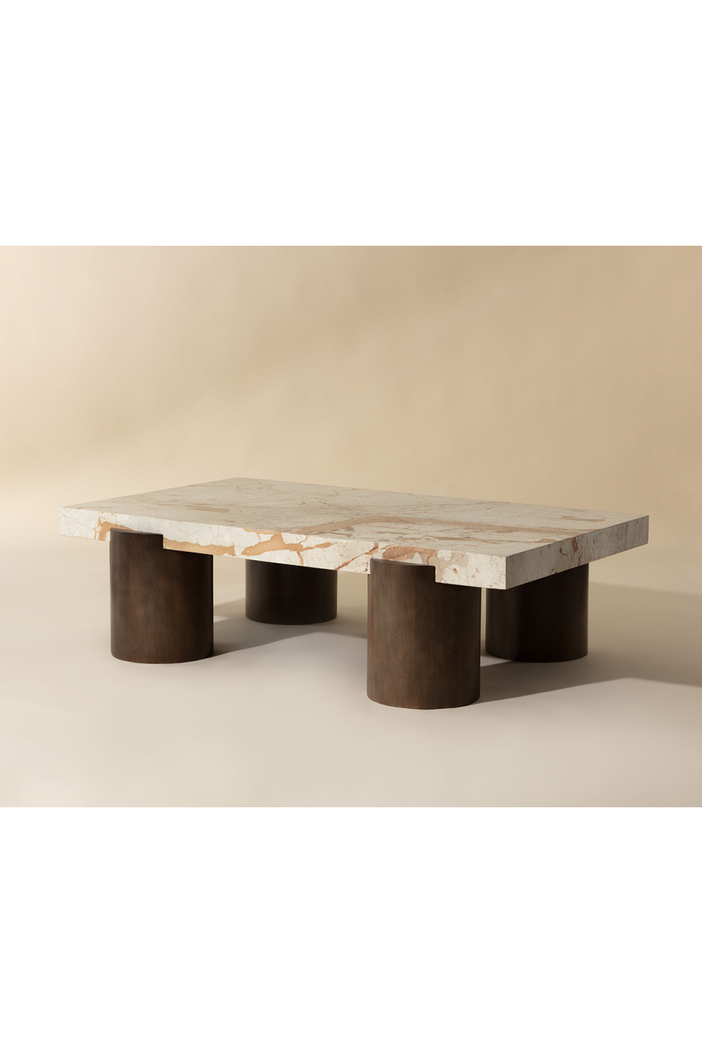 Cream Breccia Marble Coffee Table by Splendido Ardi, alternate view 7